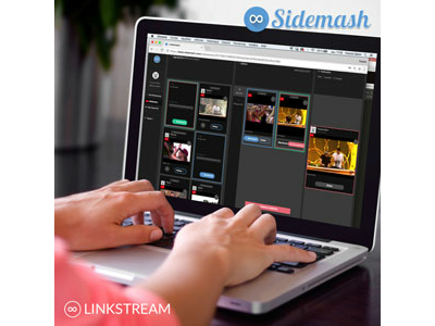Sidemash launches Linkstream, the first virtual video editor
