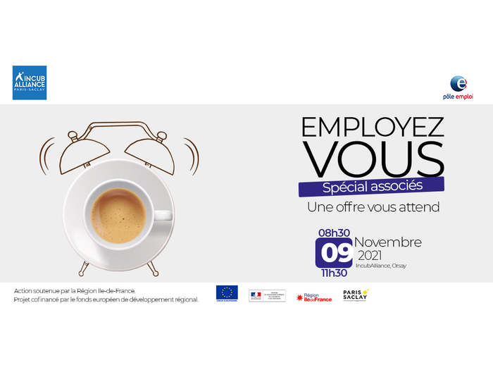 Rencontrez votre futur.e associé.e avec Pôle Emploi et IncubAlliance !