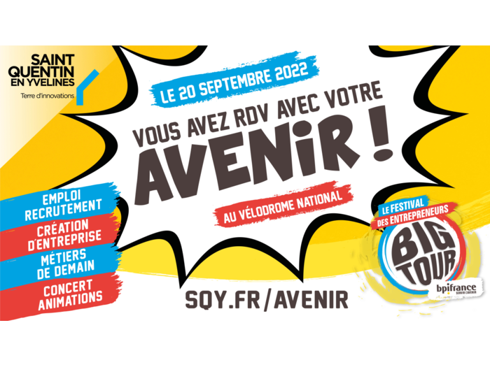 Le 20 septembre 2022, Saint-Quentin-en-Yvelines accueille l’étape francilienne du BIG Tour 2022 !