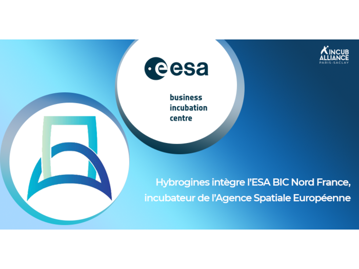 Hybrogines intègre l’ESA BIC Nord France, incubateur de l’Agence Spatiale Européenne