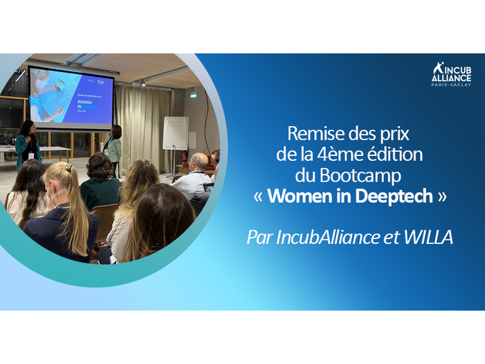 Remise des prix de la 4ème édition du Bootcamp « Women in Deeptech »