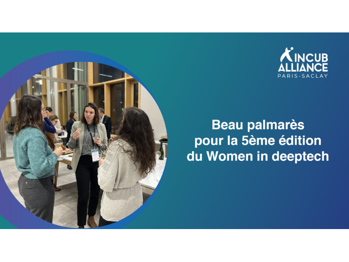 Beau palmarès pour la 5ème édition du Women in deeptech