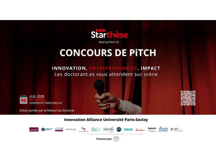 Starthèse start'up pitch-iD : deuxième édition du concours entrepreneurial pour doctorant·es
