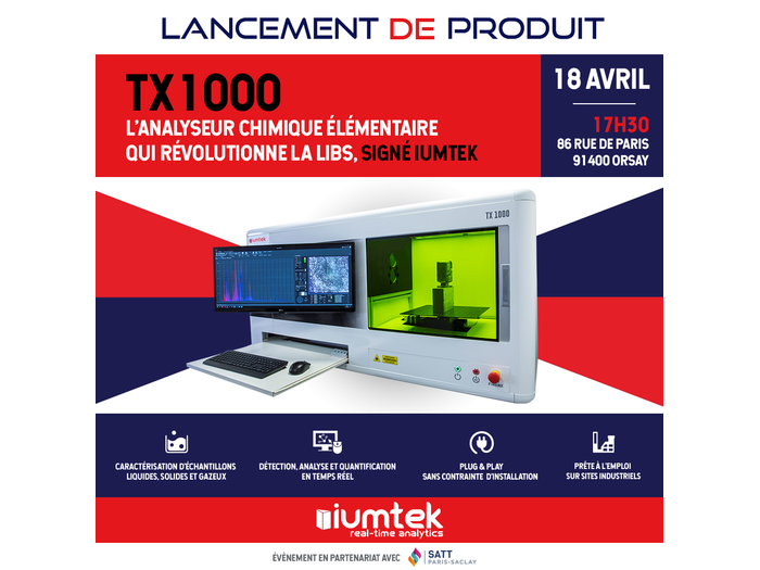 Launch of IUMTEK product, the elemental chemical analyzer revolutionizing LIBS!