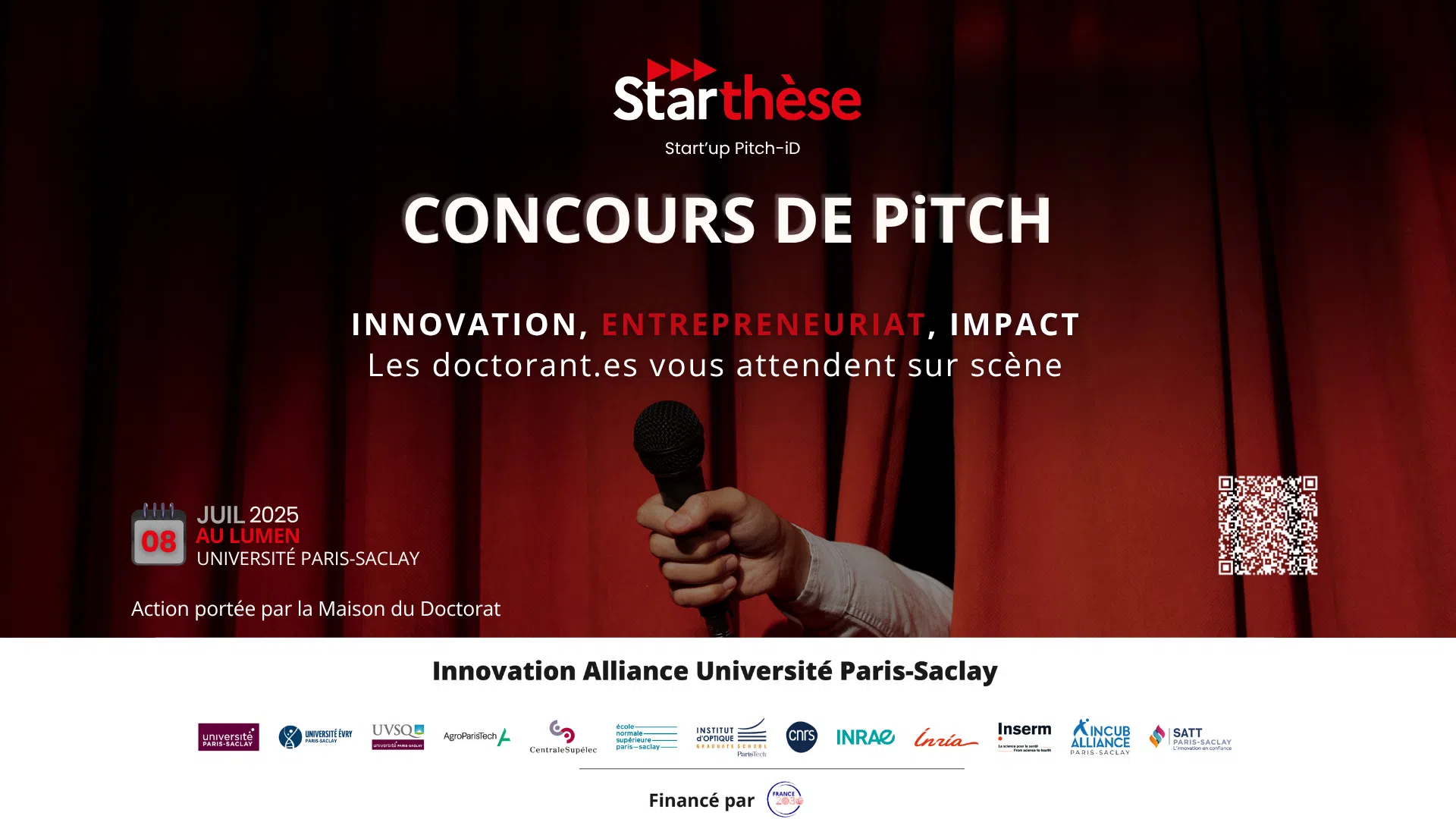 affiche numérique starthèse 2025