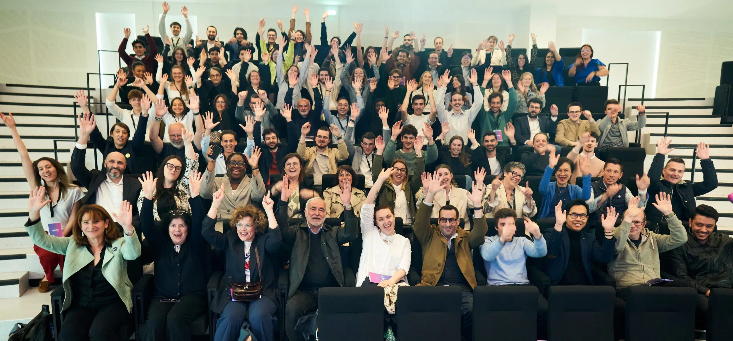 photo des étudiants lors de la journée entrepreneuriat étudiant de Paris-Saclay 2025